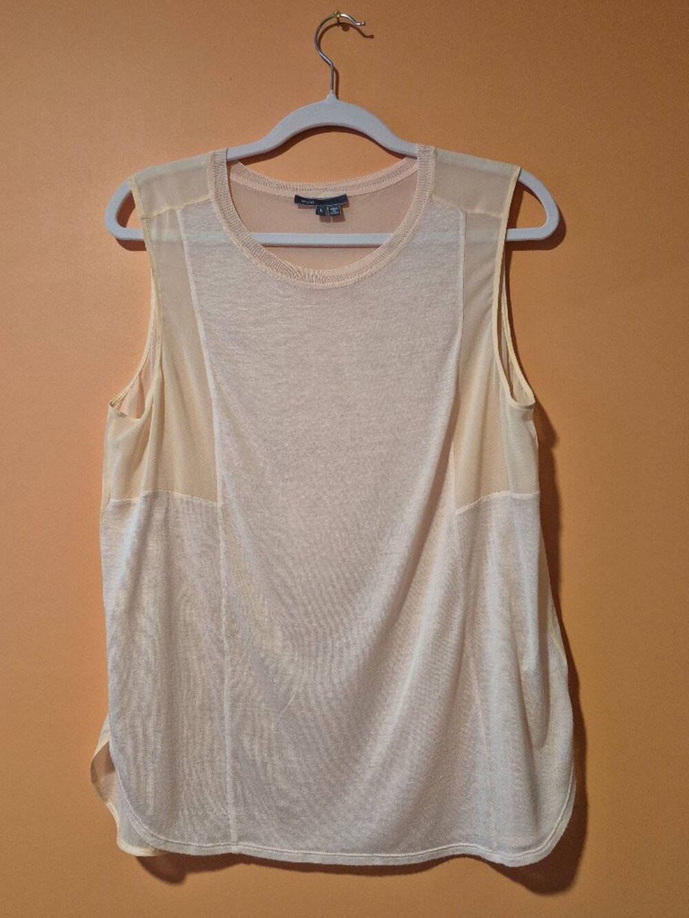 VINCE silk top size L